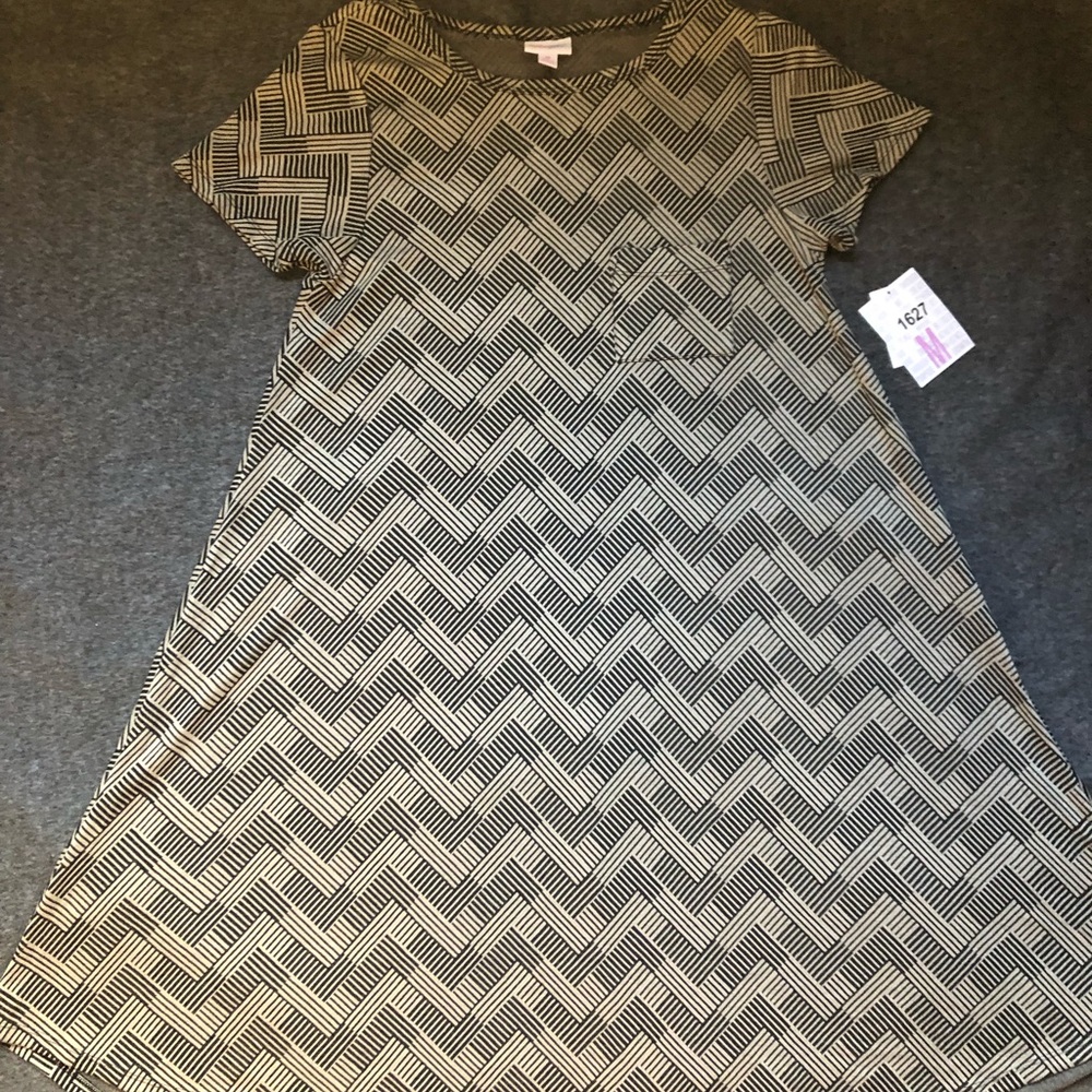 Medium Grey Chevron Lularoe Carly